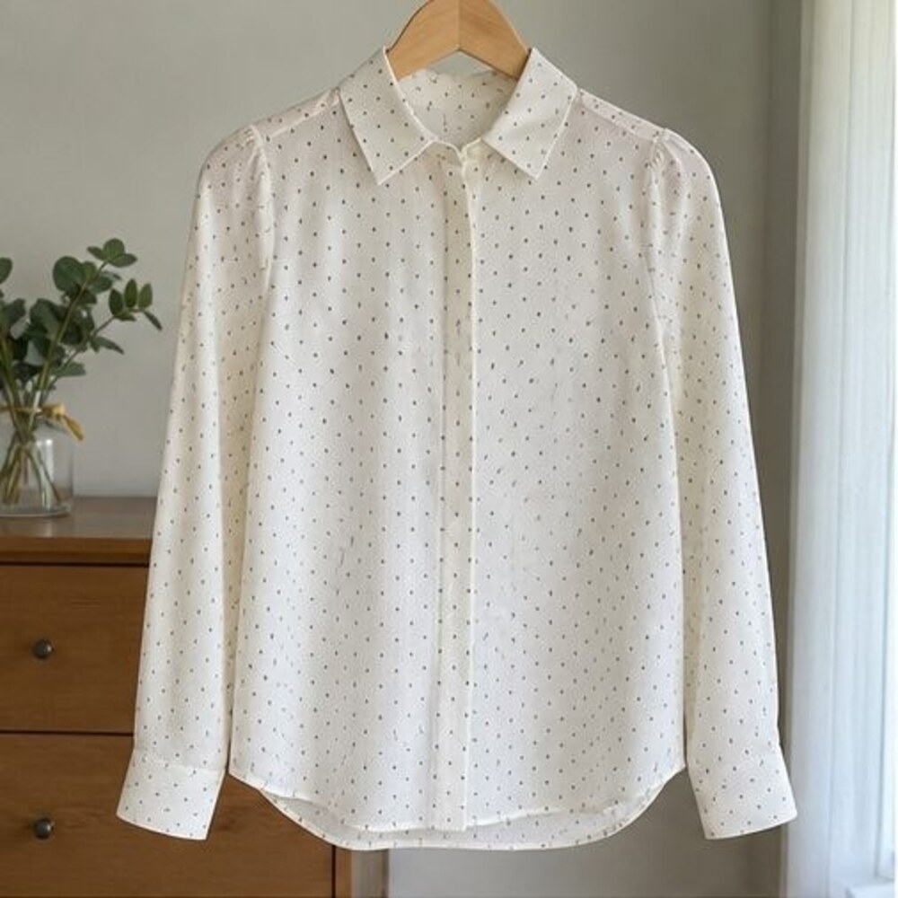 Mauve Ruffle Blouse